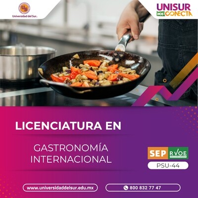 Tuxtla Licenciatura en Gastronomía Internacional