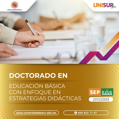 Tuxtla Doctorado en Educación Básica con Enfoque en Estrategias Didácticas