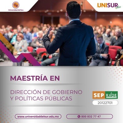 Mérida Maestría en Dirección de Gobierno y Póliticas Públicas