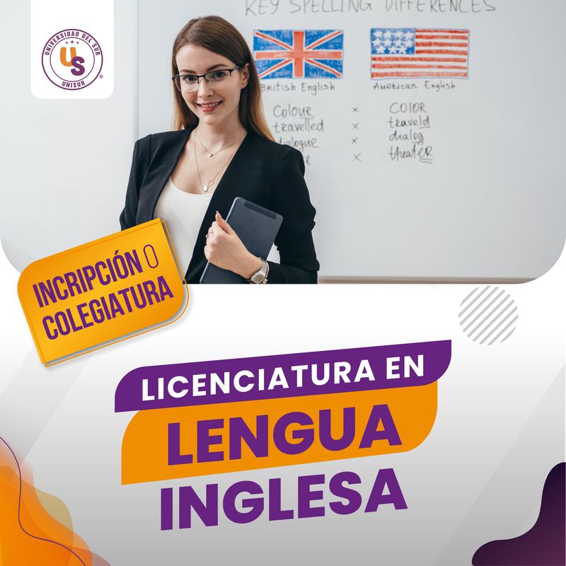 Licenciatura en lengua inglesa Colegiatura Mérida