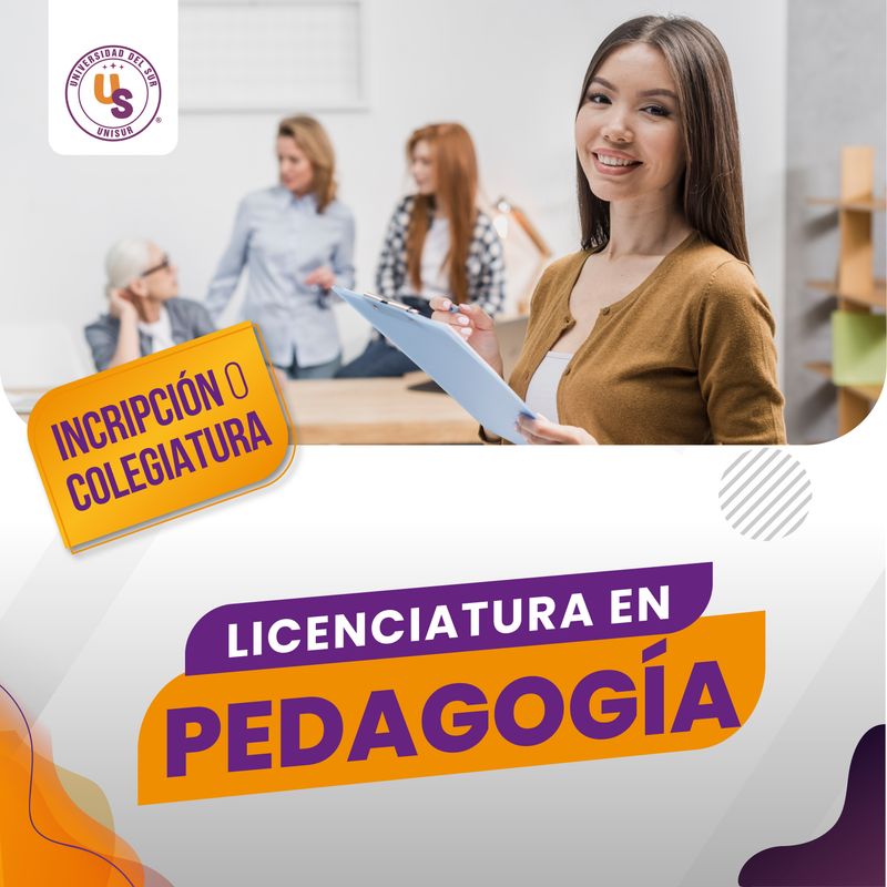 Licenciatura en Pedagogía Colegiatura