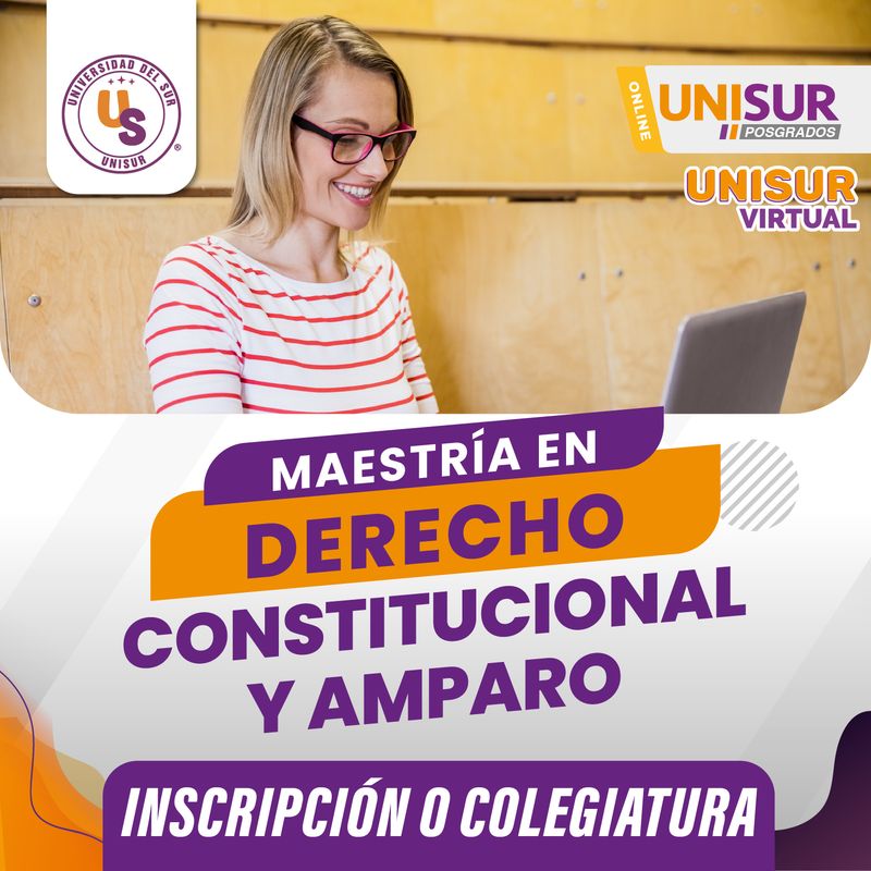 Tuxtla Maestría en Derecho Constitucional y Amparo Inscripción