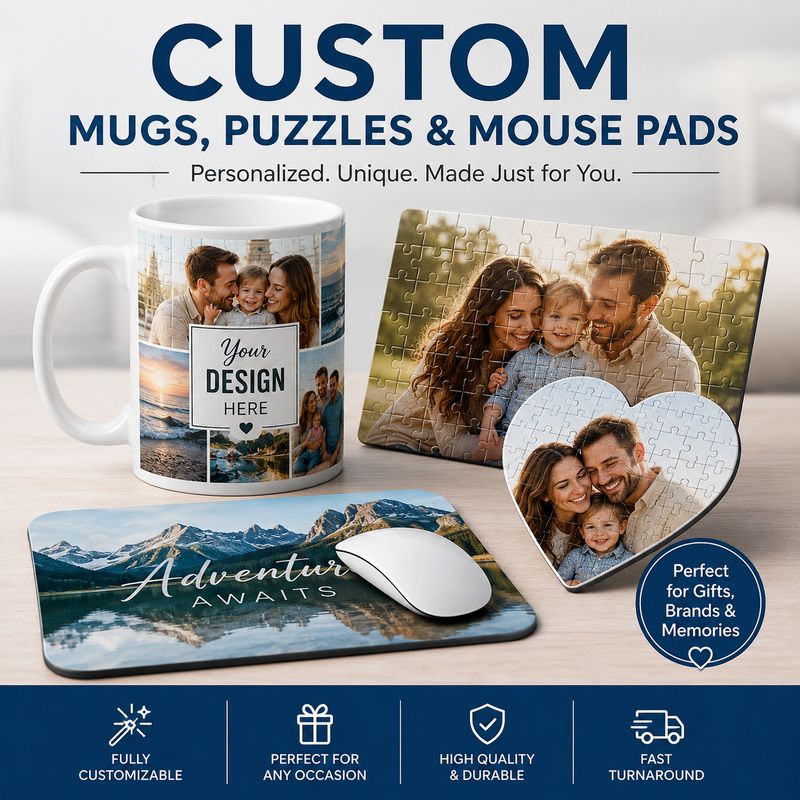 Mugs | Puzzle | Mouse Pads