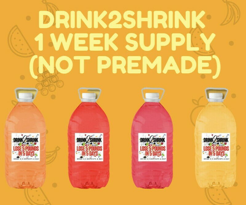DRINK2SHRINK 1 WEEK SUPPLY Lose Up To 5 Pounds in 5 Days
