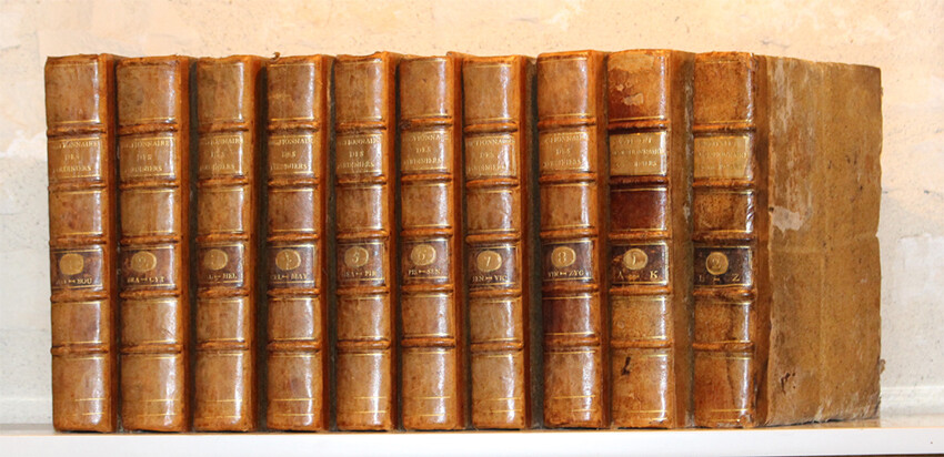 MILLER, Philippe & CHAZELLES, M. de.- Dictionnaire des Jardiniers, 1785-1790.
