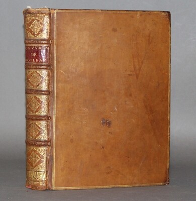 BOILEAU-DESPREAUX.- Oeuvres diverses..., 1701. Exemplaire au format in-quarto.