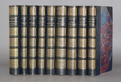 LAMARTINE.- Œuvres poétiques de Lamartine [et Romans], 1875-1882. Bel exemplaire.