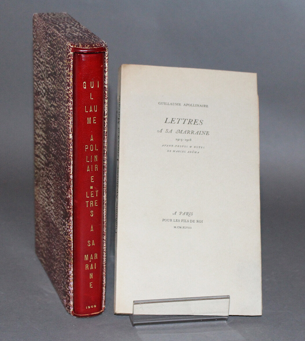 APOLLINAIRE.- Lettres à sa marraine, 1915-1918. Édition originale publiée en 1948.