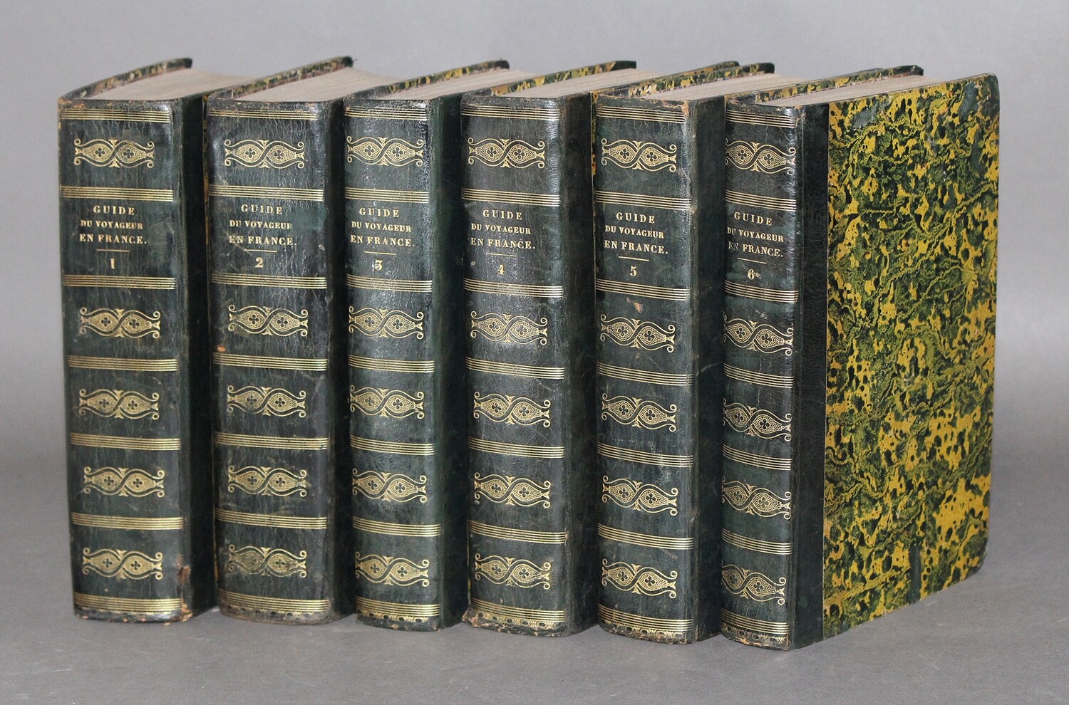 GIRAULT de SAINT-FARGEAU.- Guide pittoresque du voyageur en France, 1838.- 6 volumes.