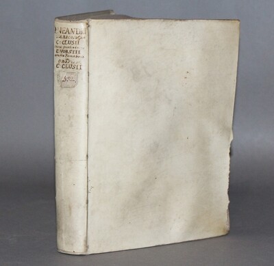 NEANDER.- La meilleure édition du "Traité du tabac" de Neander reliée avec l'édition originale des "Œuvres posthumes" de Charles de L'Ecluse, 1626.