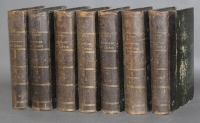 WURTZ.- Dictionnaire de chimie pure et appliquée, 1868