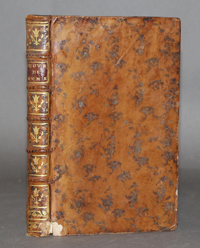 HUME, David.- Œuvres philosophiques, 1759. 2 tomes reliés en un volume.