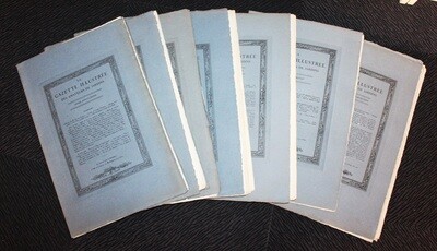 Gazette illustrée des Amateurs de Jardins. 1928-1937.- 10 années en 7 fascicules grand in-folio.