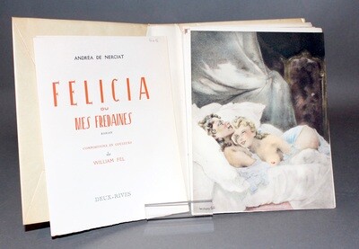 (CURIOSA - EROTICA). NERCIAT & (FEL, illustrateur).- Félicia ou mes fredaines.- 1952.