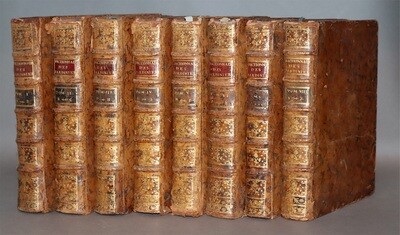 MILLER. Dictionnaire des Jardiniers.- 1785.- 8 volumes in-4 ; première édition française.