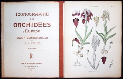 CAMUS, Edmond Gustave & CAMUS Aimée.- Iconographie des orchidées.- 1921-1929