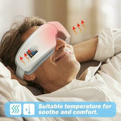 4D Smart Airbag Vibration Eye Massager Eye Care InstrumenT Heating Bluetooth Music Relieves Fatigue And Dark Circles