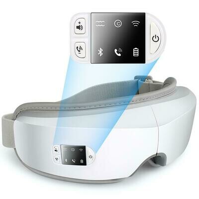 LED Eye Massager Heated Air Pressure Vibration Eye Massager Bluetooth Call And MusicCan Relieve Eye Fatigue Eliminate