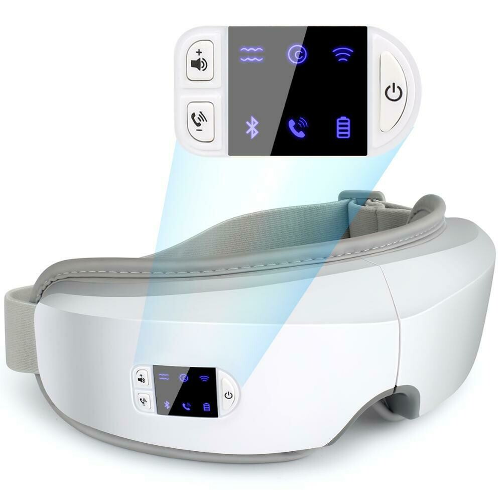 LED Eye Massager Heated Air Pressure Vibration Eye Massager Bluetooth Call And MusicCan Relieve Eye Fatigue Eliminate