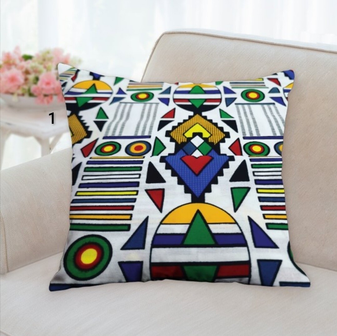 African fabric Pillow Cover