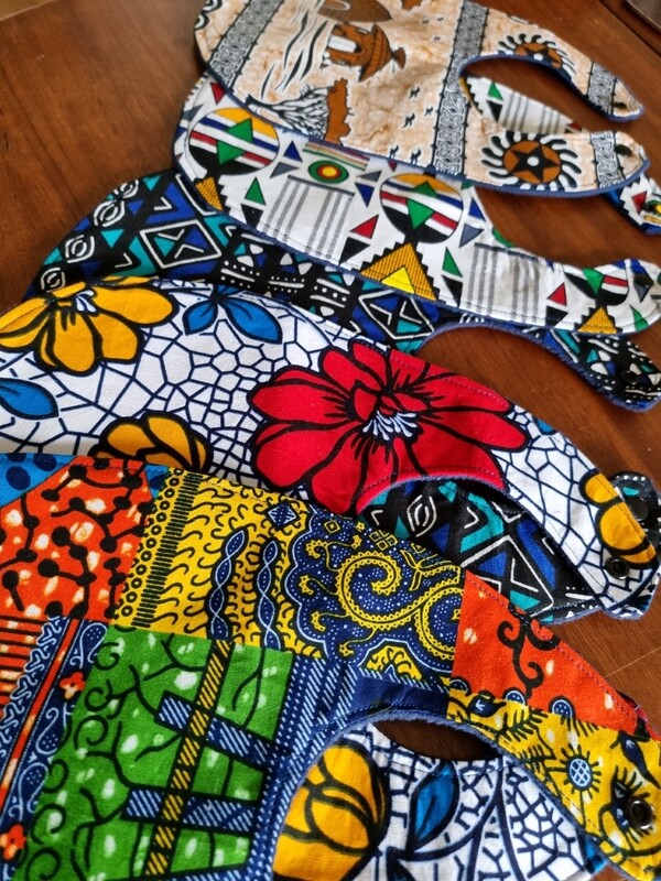 Bibs in African Fabric