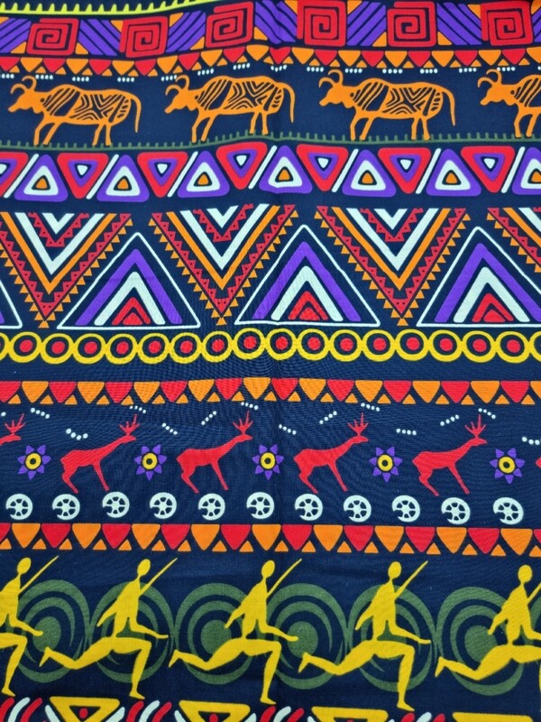 African wax fabric