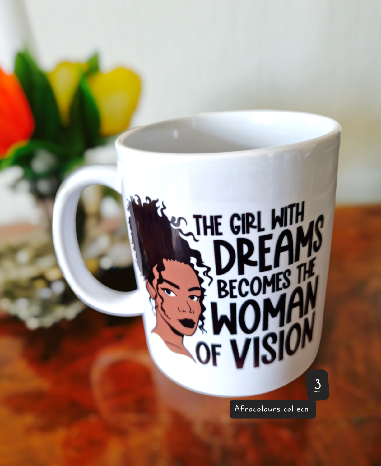 African inspired Sisters mug cup 