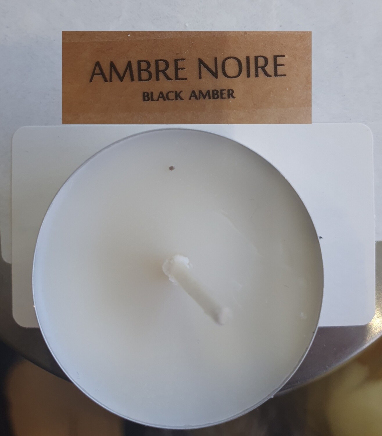 BOUGIE PARFUMEE
CHAUFFE PLAT: AMBRE NOIRE