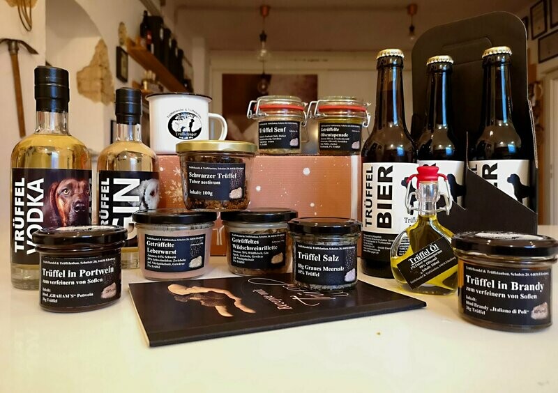 Geschenkbox - Trüffelspezialitäten Geschenkbox - Trüffelspezialitäten "AKTION"