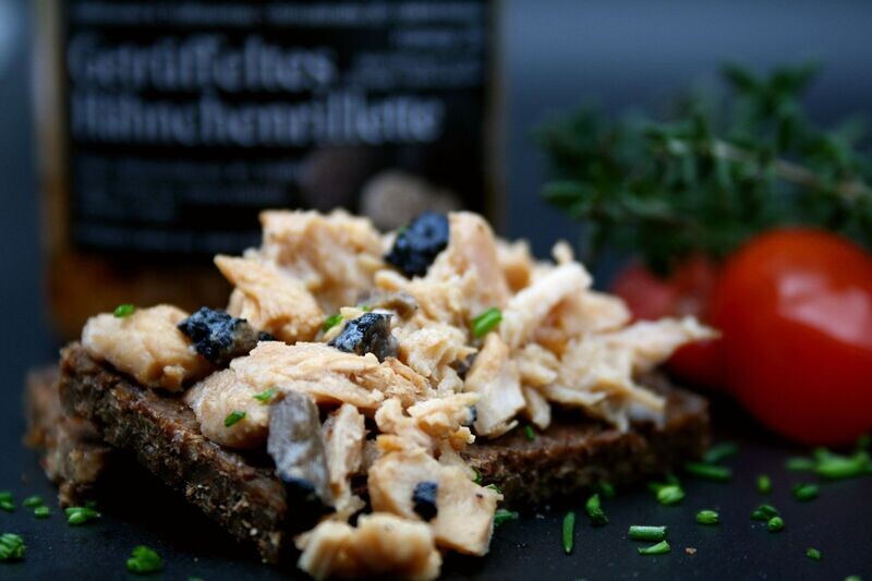 Getrüffeltes Hähnchenrillette Getrüffeltes Hähnchenrillette