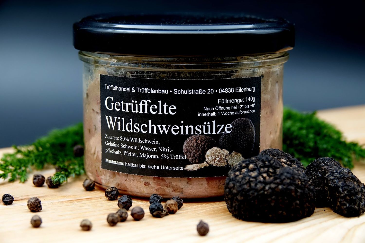Getrüffelte Wildschweinsülze