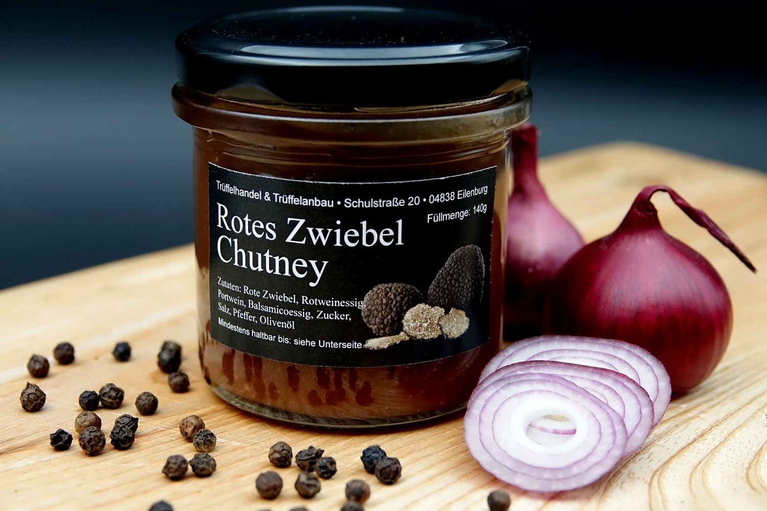 Rotes Zwiebelchutney