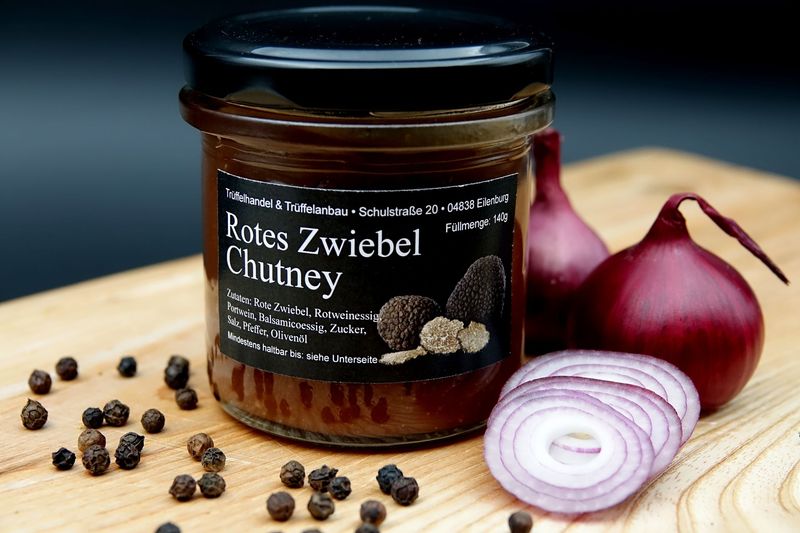 Rotes Zwiebelchutney