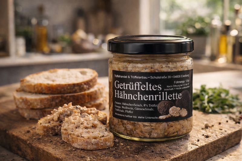 Getrüffeltes Hähnchenrillette