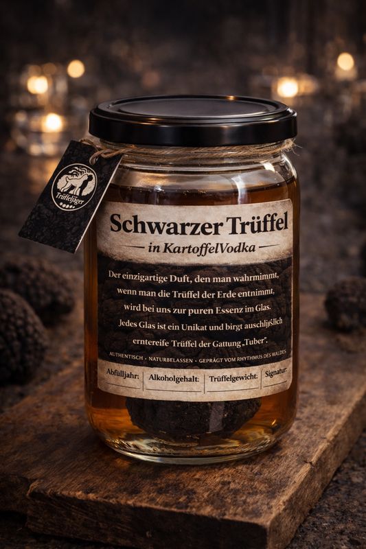 Schwarzer Trüffel in Kartoffelvodka