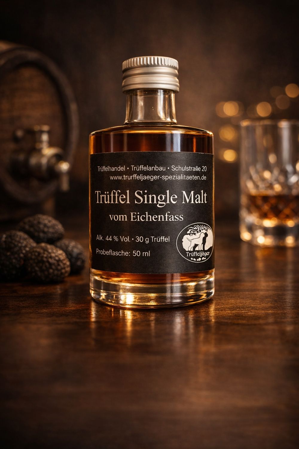 Trüffle Single Malt - Eiche Trüffle Single Malt - Eiche "Probeflasche" 50 ml