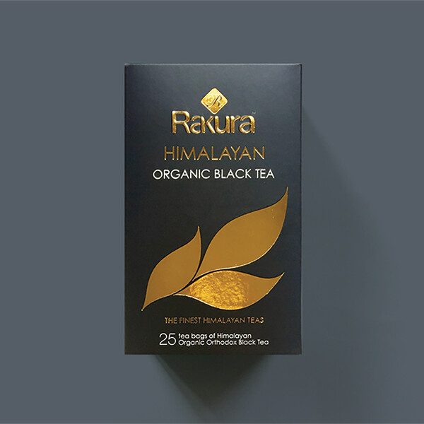 Rakura Himalayan Organic Black Tea (25 Teabags Per Unit)