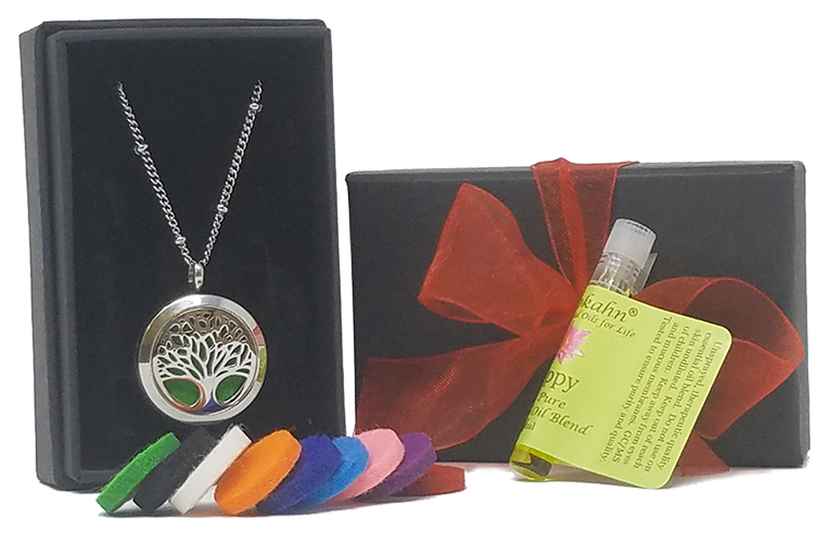 Tree of Life Essential Oil Necklace