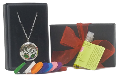 Tree of Life Essential Oil Necklace