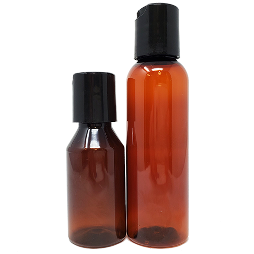 Plastic Bottles with Flip Top Caps