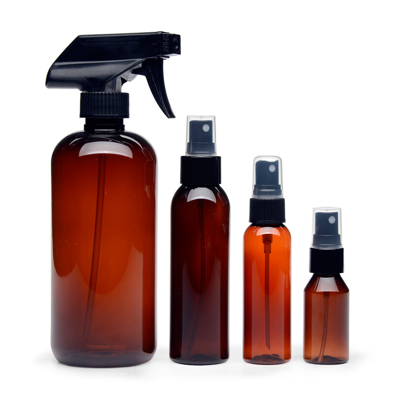 Plastic Bottles with Spray Caps