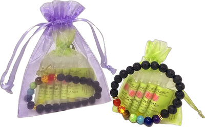Chakra Essential Oil Bracelet Gift Set