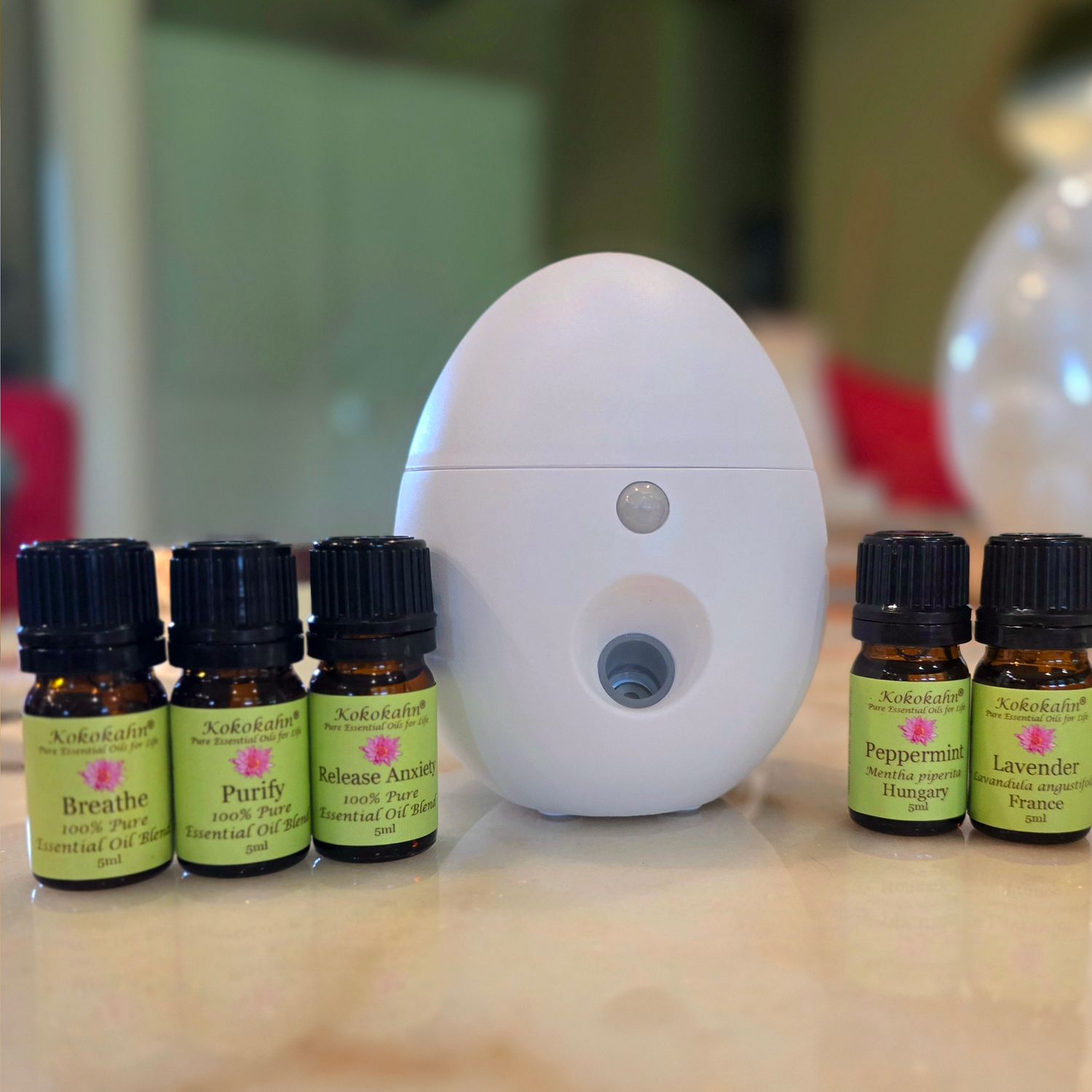 Elevate Your Space Ritual – Waterless Diffuser & Essential Oil Bundle for Clarity and Calm