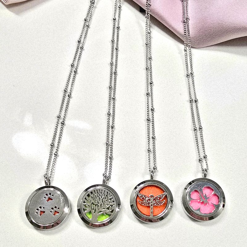 Essential Oil Necklace Gift Set