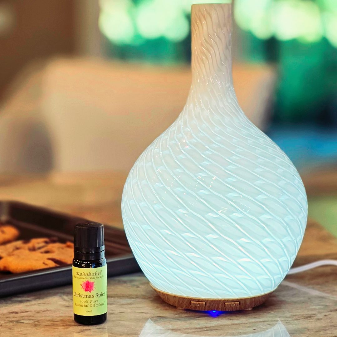 🎄 Christmas Spice Holiday Home Set – Limited Edition Diffuser & Essential Oil Bundle