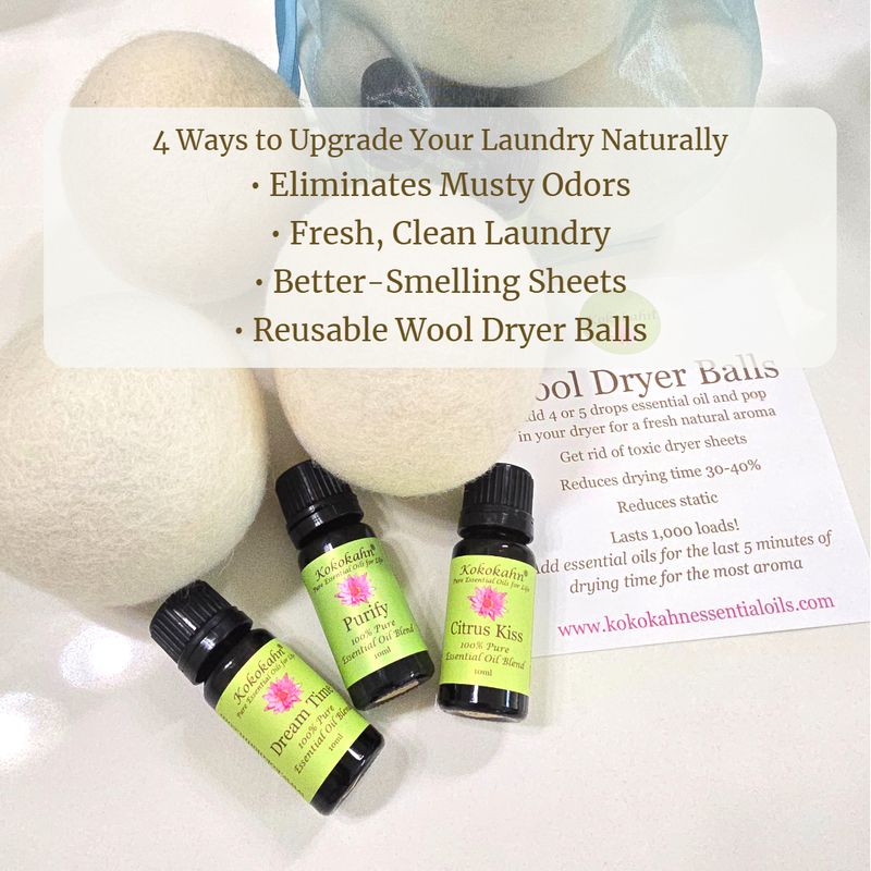Laundry Odor Reset System with Essential Oils