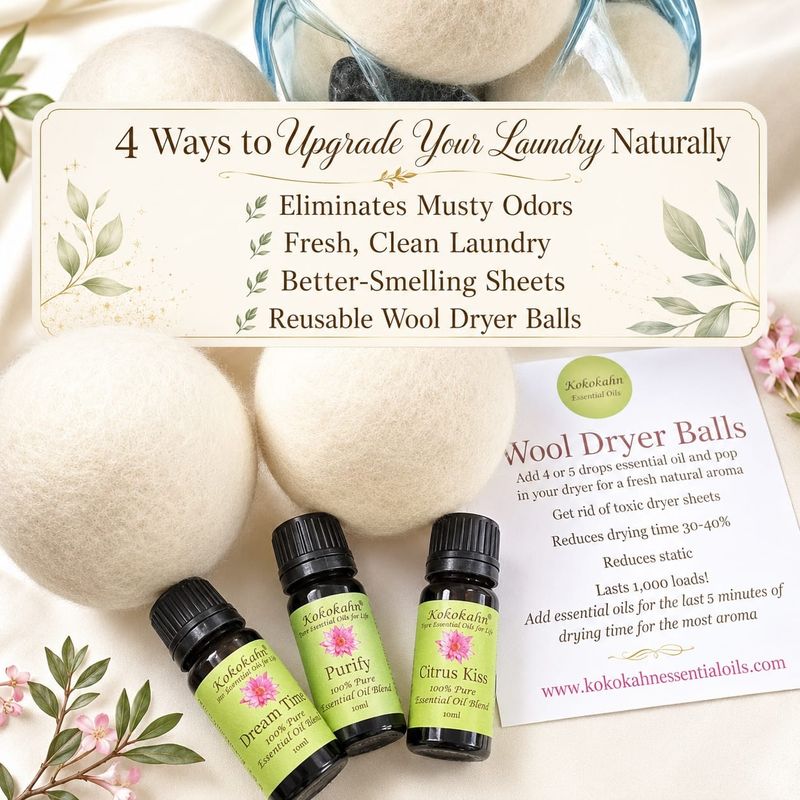 Laundry Odor Reset System with Essential Oils