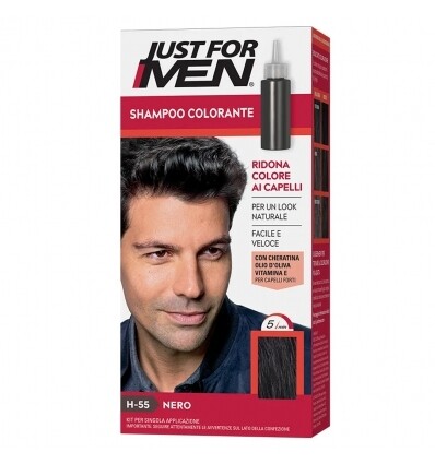 Just for Men- Shampoo Colorante Nero