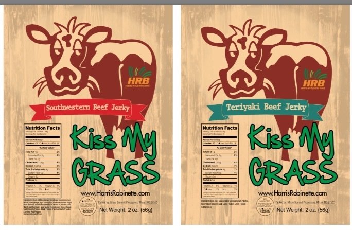 "Kiss My Grass" Beef Jerky 2-Bag Variety Pack