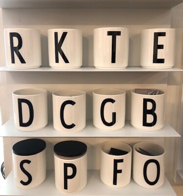 Design Letters Persönliche Porzelantasse A-Z 250ml